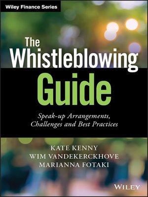 cover image of The Whistleblowing Guide
